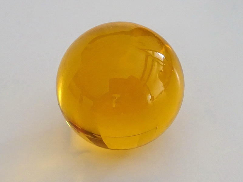 crystal ball | sphere amber